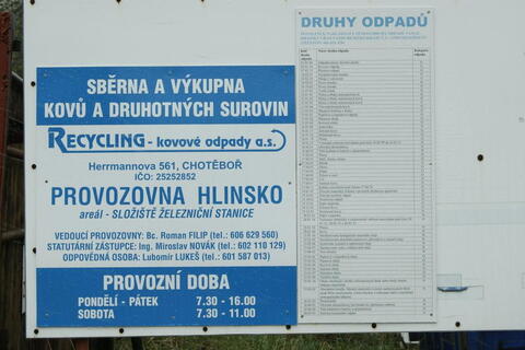 Provozovna Hlinsko